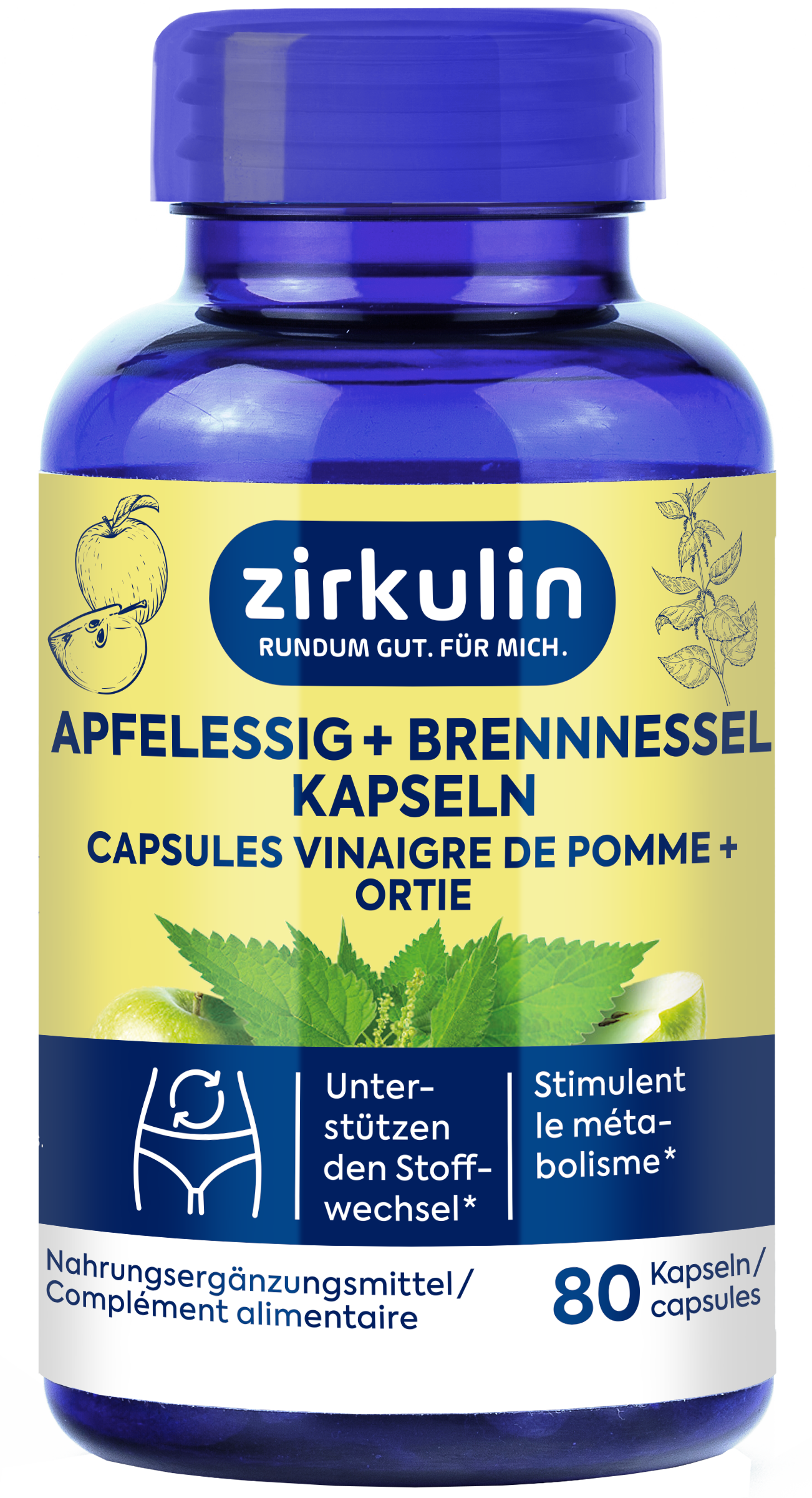 Apfelessig + Brennnessel Kapseln