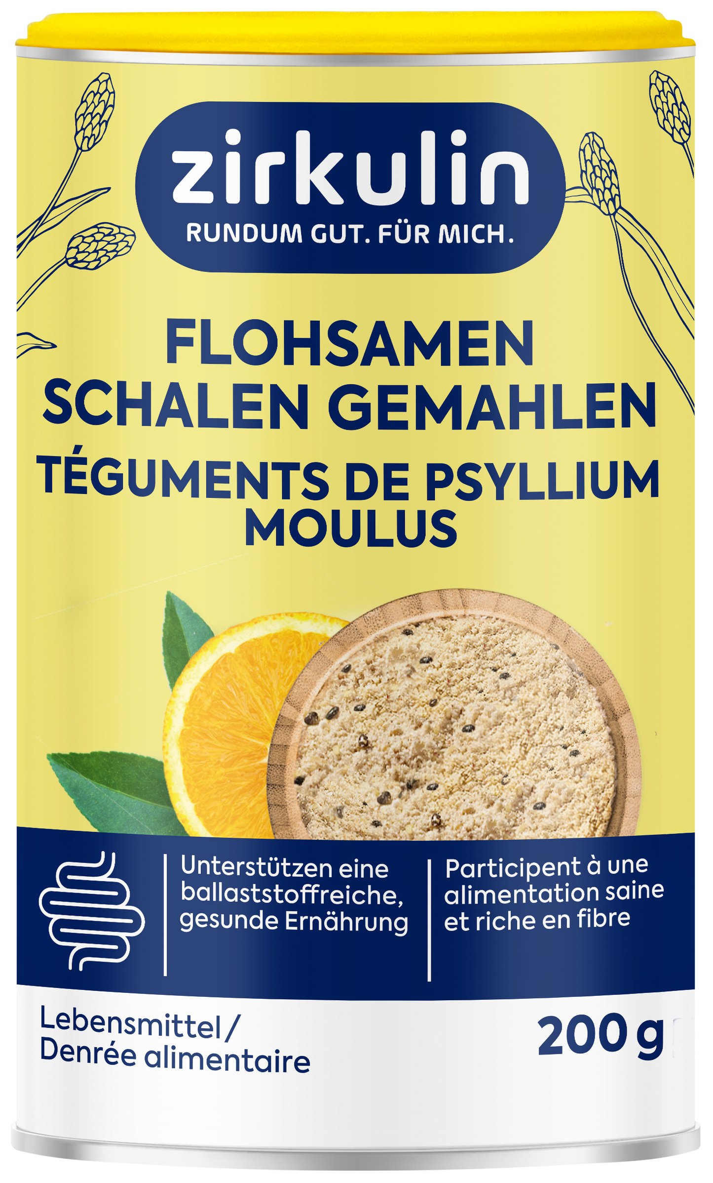 Flohsamenschalen gemahlen