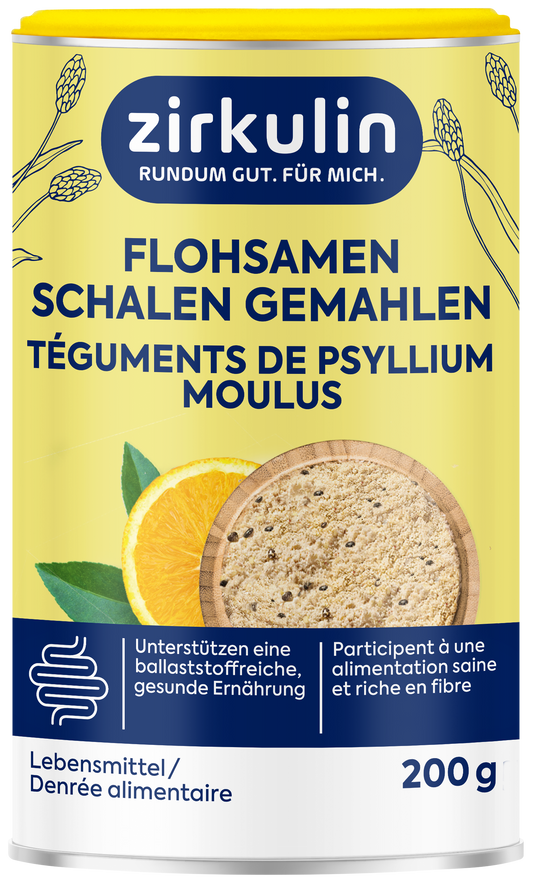 Flohsamenschalen gemahlen